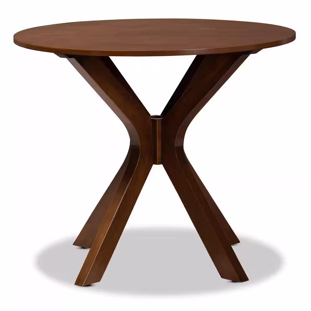 Baxton Studio Kenji Walnut Dining Table
