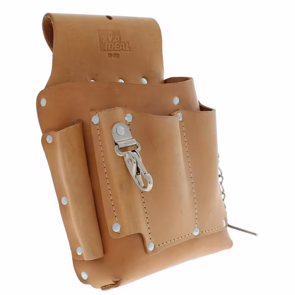 IDEAL 7 in. W 7-Pocket Electrician's Tool Bag