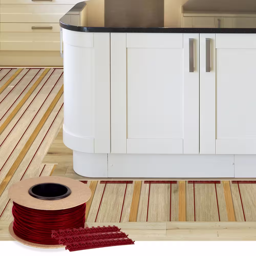 WarmlyYours TempZone 180 ft. Cable System with WiFi Thermostat and Electrical Rough In Kit (Covers 45 sq. ft.)