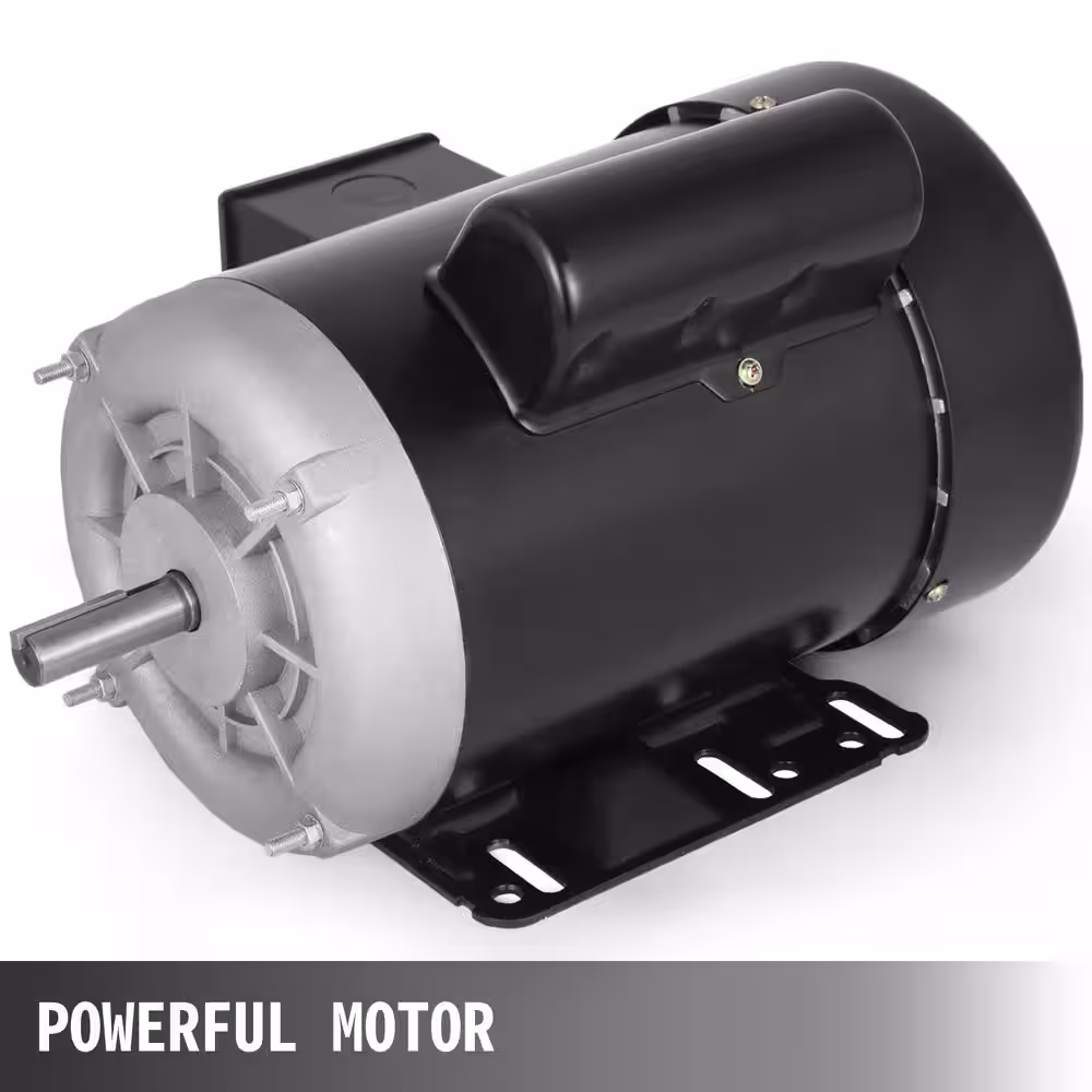 VEVOR Air Compressor Motor 3/4 HP 5/8 in. Shaft TEFC Electric AC Motor 1725 RPM Single Phase Reversible 115/230-Volt 56 Frame