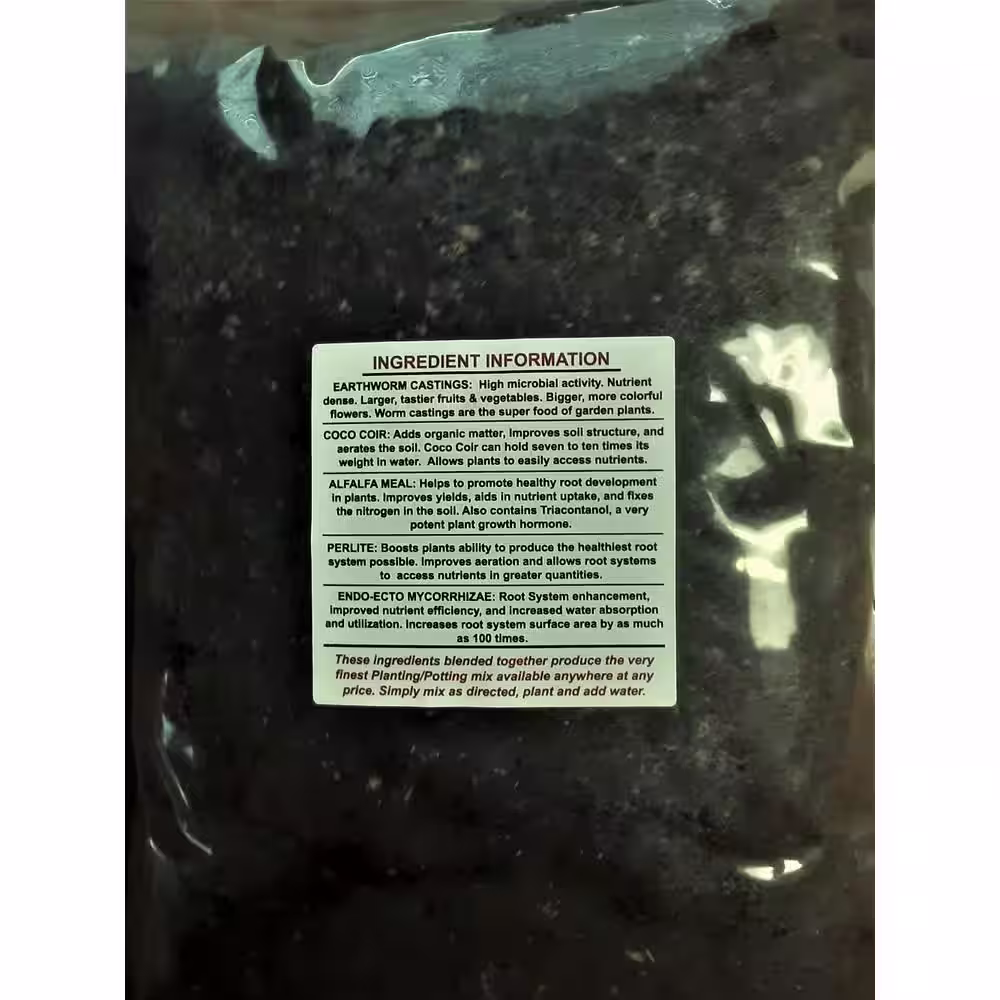 Soil Blend Premium Planting Soil Mix Special Blend with Perlite, Worm Castings, Coconut Coir and Endo and Ecto Mycorrhizae