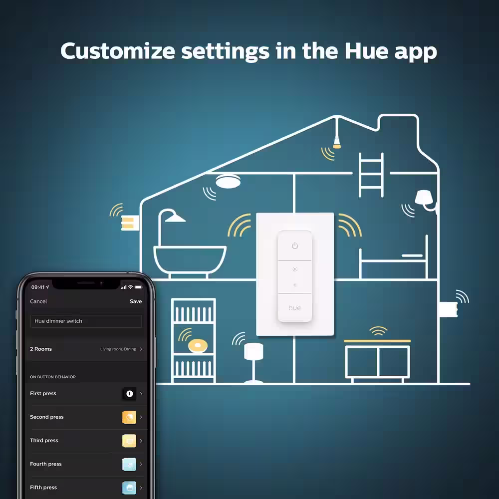 Philips Hue Dimmer Switch (1-Pack)