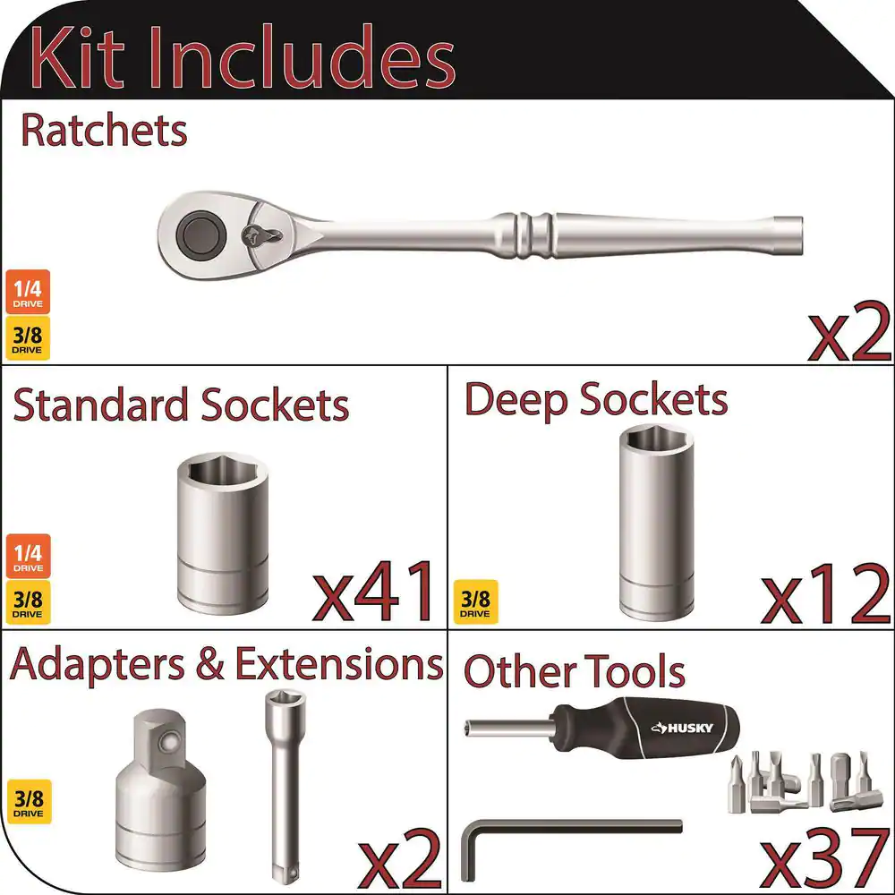 Husky Mechanics Tool Set (94-Piece)