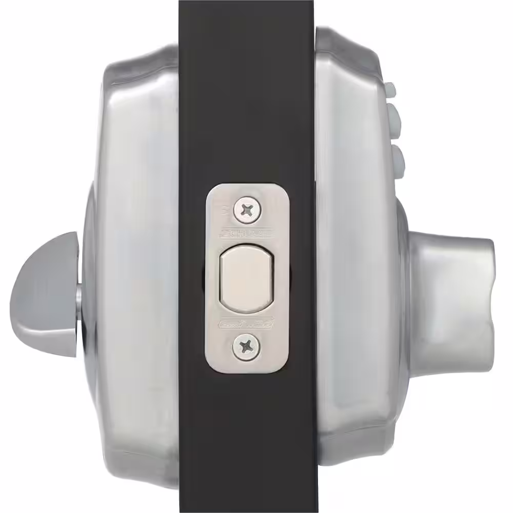 Schlage Camelot Satin Chrome Electronic Keypad Deadbolt