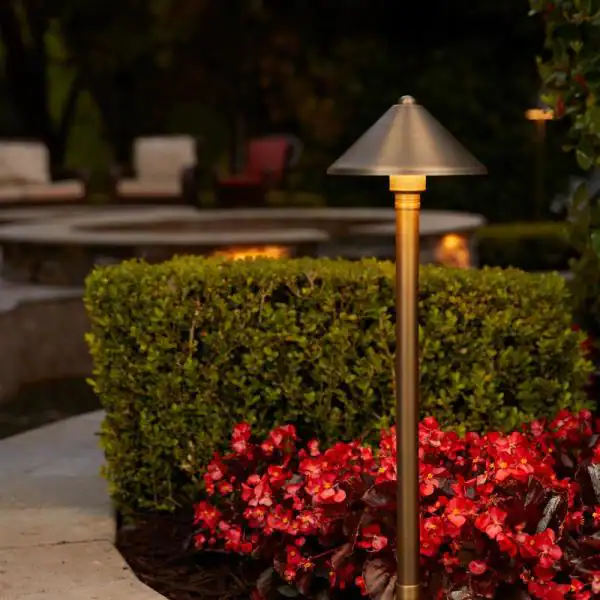 VOLT Low Voltage Cast Brass Conehead Bronze Path Light Kit (6-Pack)