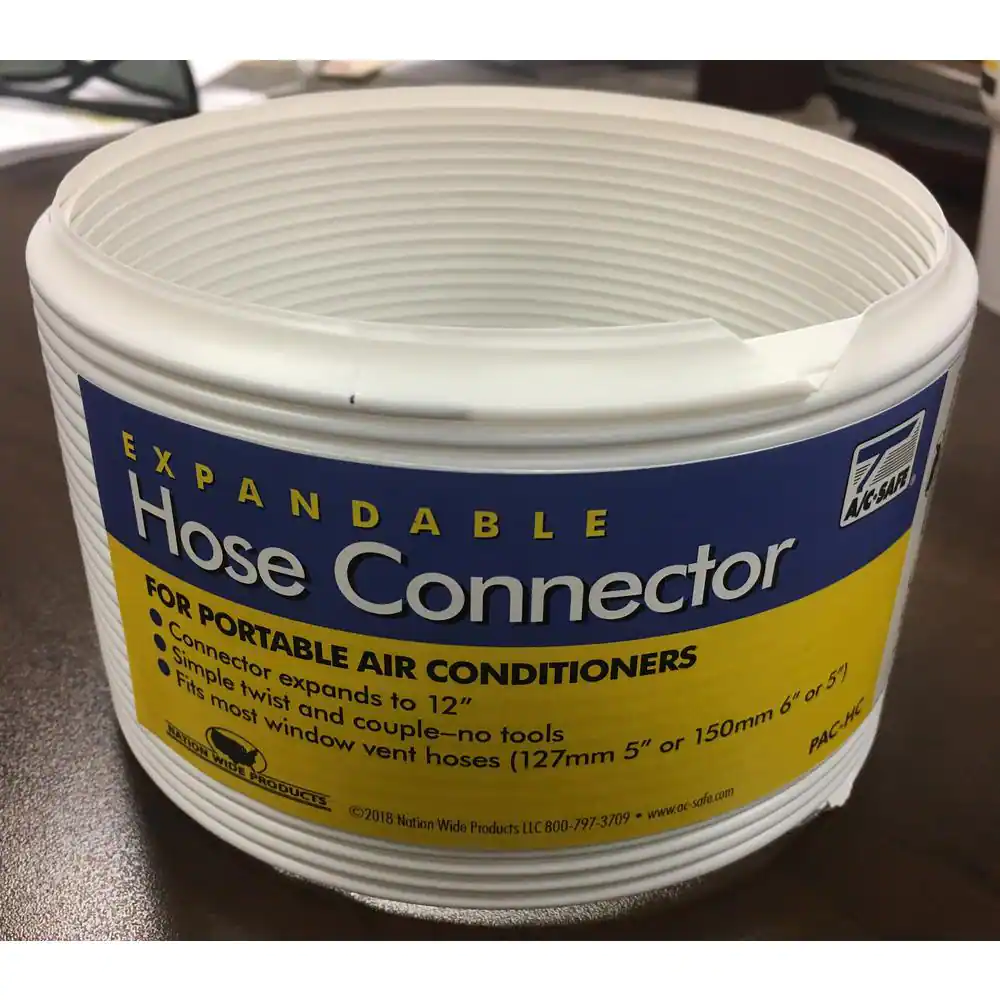 AC-Safe 6 in. Portable AC Hose Connector