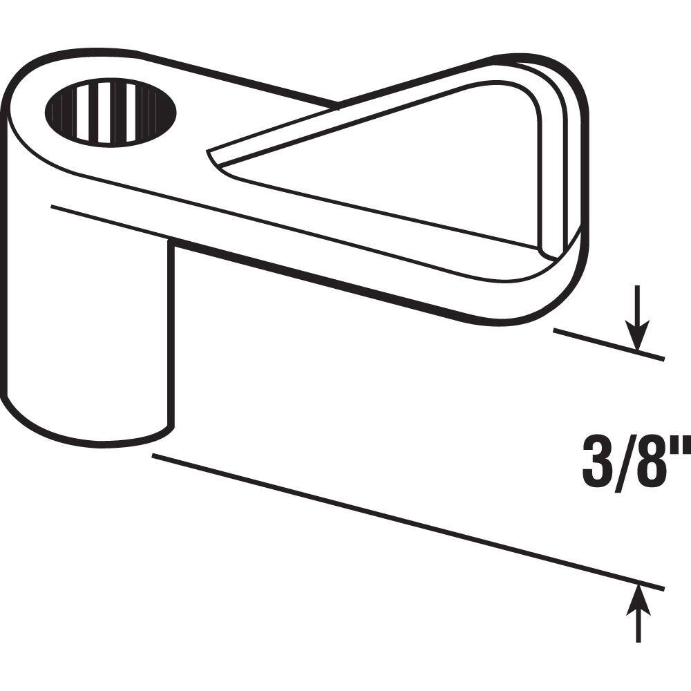 Prime-Line 3/8 in. Gray Plastic Screen Clips (8-pack)
