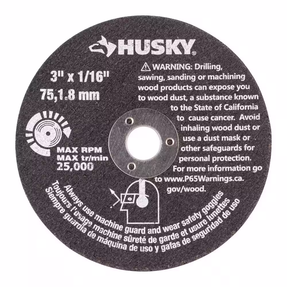 Husky Replacement Discs for Air Powered Cut-Off Tools (5-Pack)