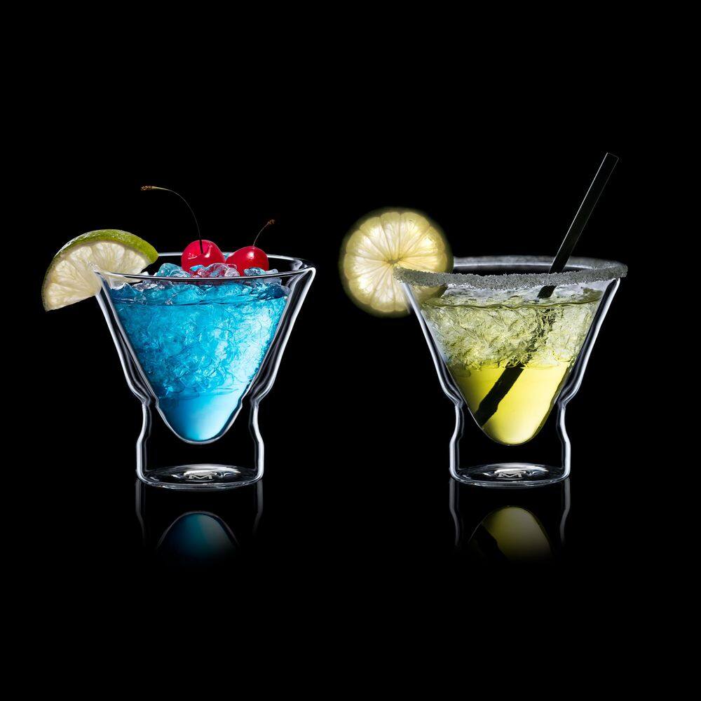 None 7.7 oz. Martini Glasses - (Set of 2)