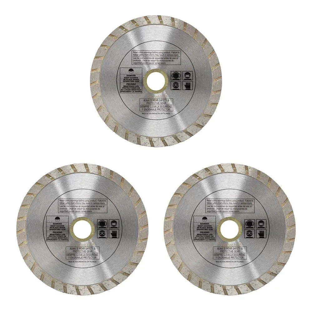 Avanti Pro 4.5 in. Turbo Diamond Blade (3-Pack)
