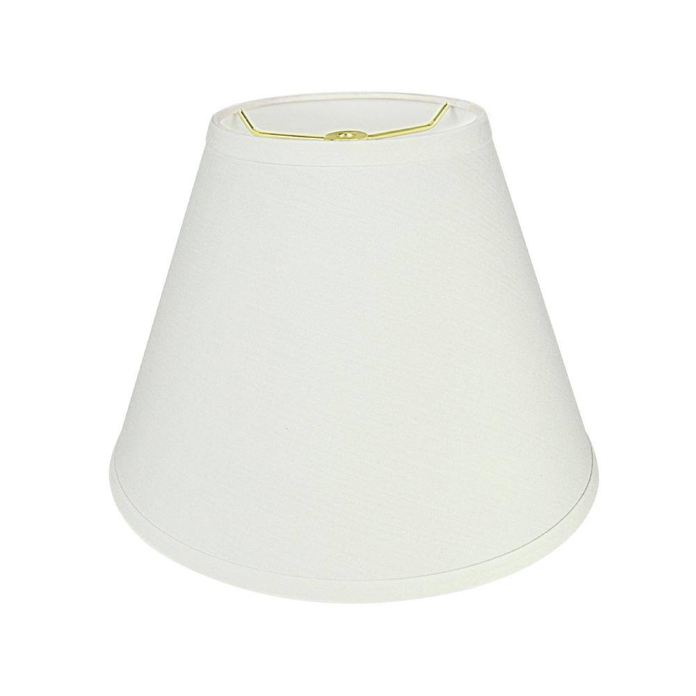Aspen Creative Corporation 12 in. x 9 in. Off White Hardback Empire Lamp Shade