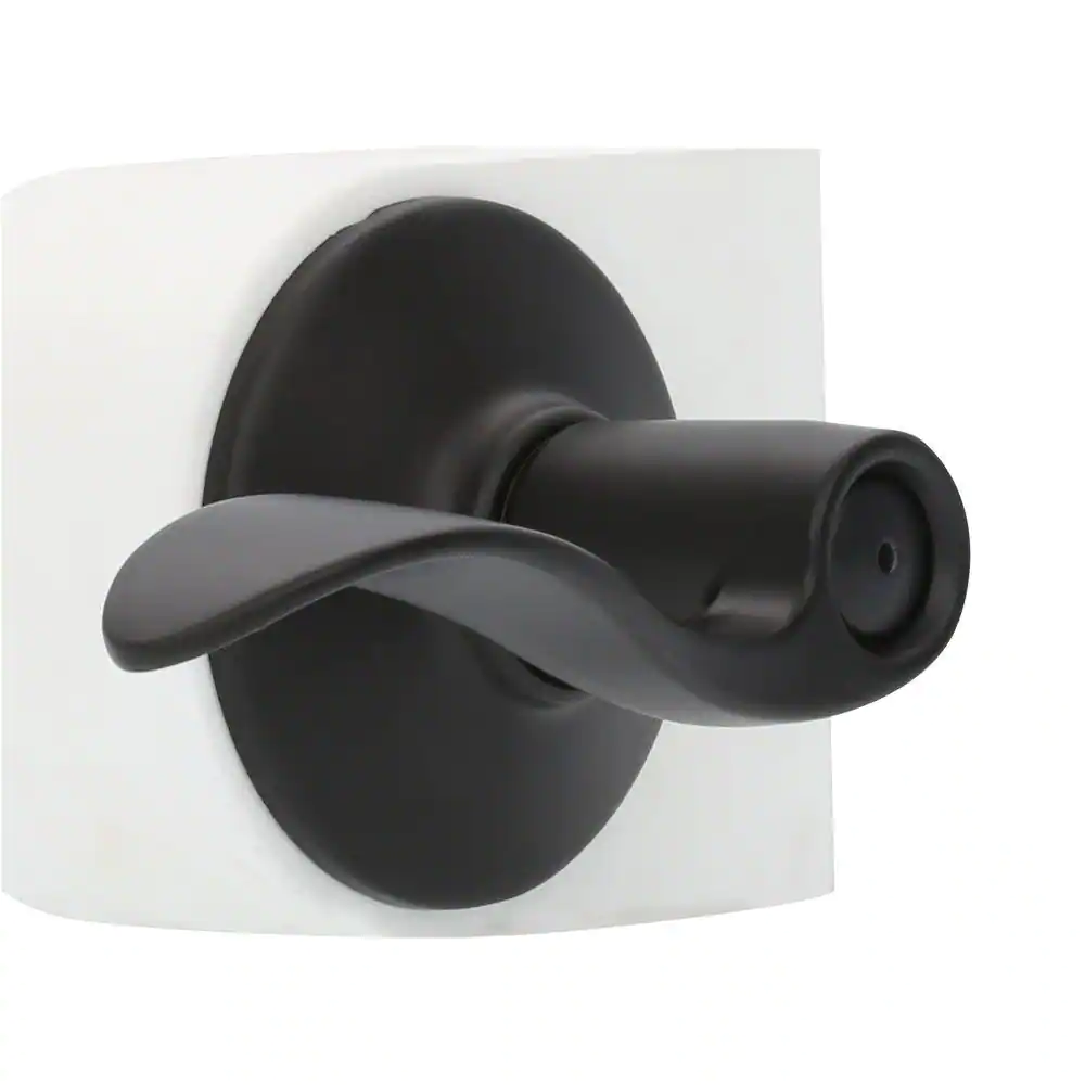 Schlage Accent Matte Black Privacy Bed/Bath Door Handle