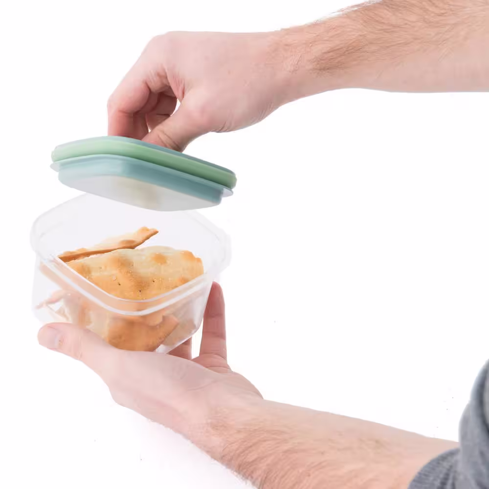 BergHOFF Leo 3 Piece Green Smart Seal Food Container Set