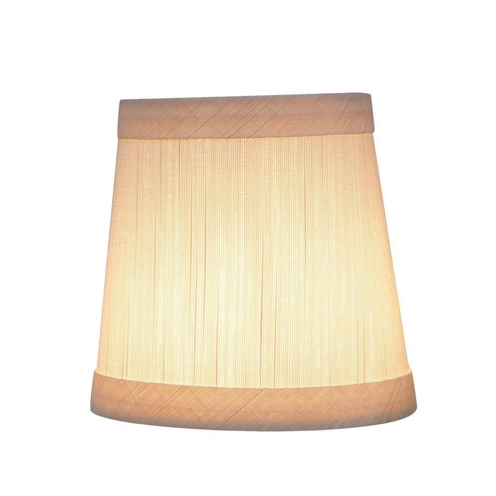 Aspen Creative Corporation 4 in. x 4 in. Eggshell Hardback Empire Lamp Shade (9-Pack)