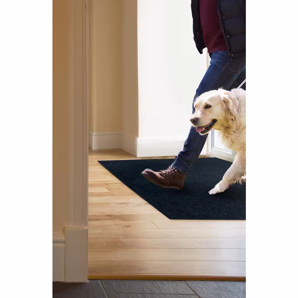 Foss Peel and Stick Modular Mat Hobnail Ash 18 in. x 18 in. Indoor/Outdoor Carpet Tile (10 Tiles/Case)