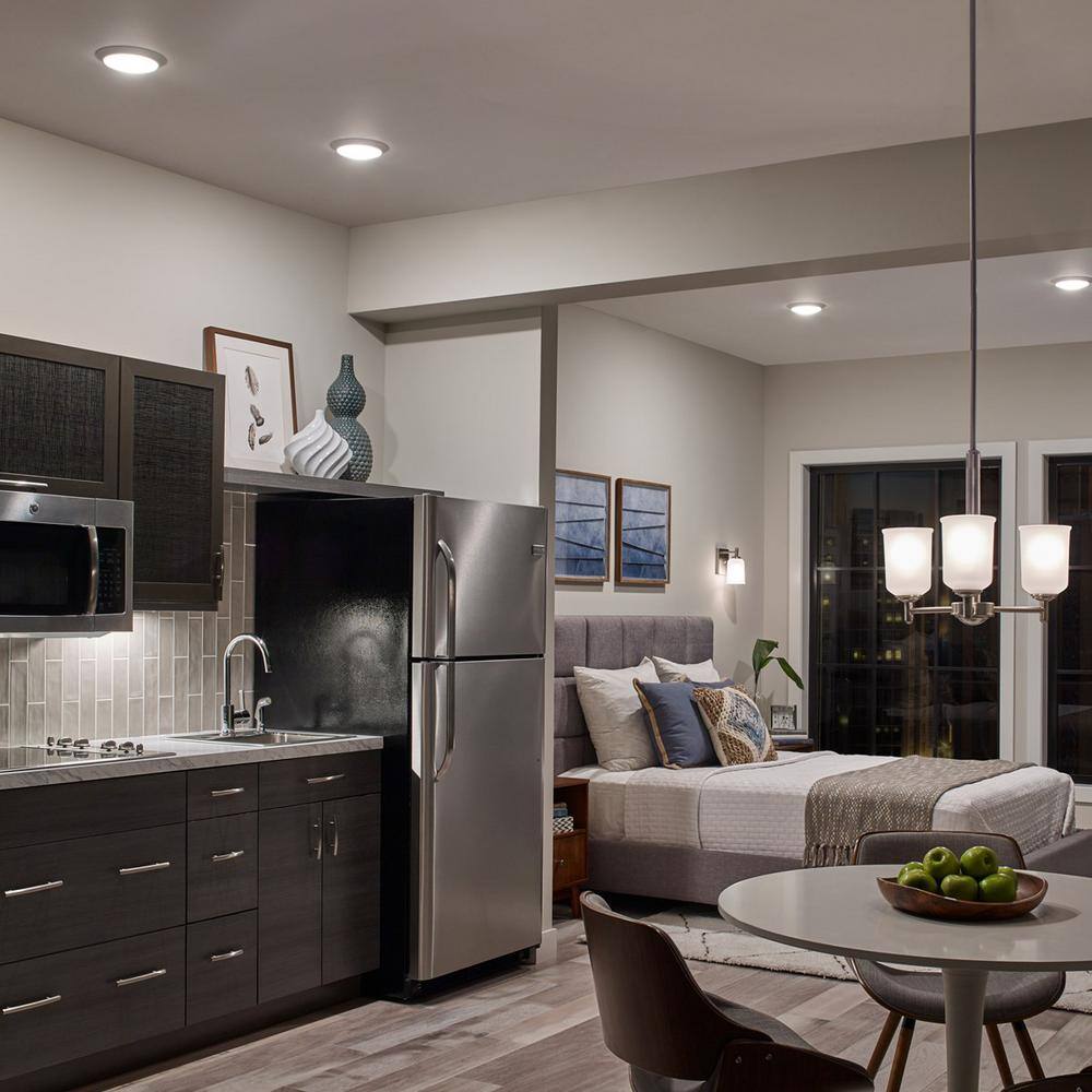 KICHLER 4U Series 12 in. 3000K LED Textured Bronze Under Cabinet Light with Frosted Diffuser