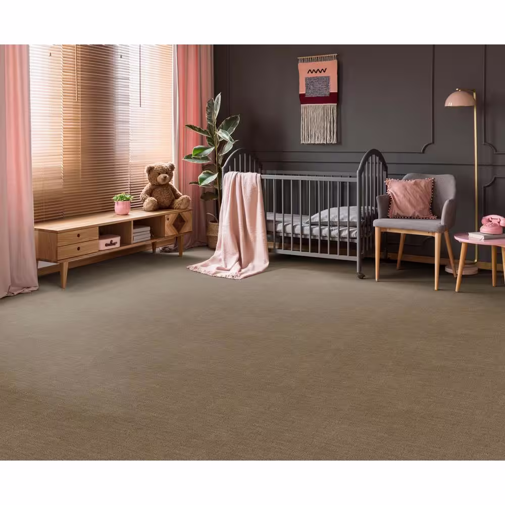 Home Decorators Collection Wheatfield - Haylo - Beige 34 oz. SD Polyester Pattern Installed Carpet