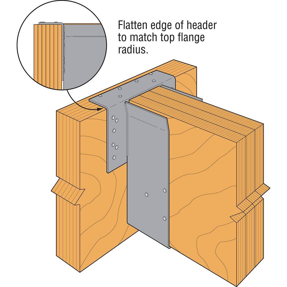 Simpson Strong-Tie HGLTV Top-Flange Joist Hanger for 3-1/2 in. x 16 in. Engineered Wood