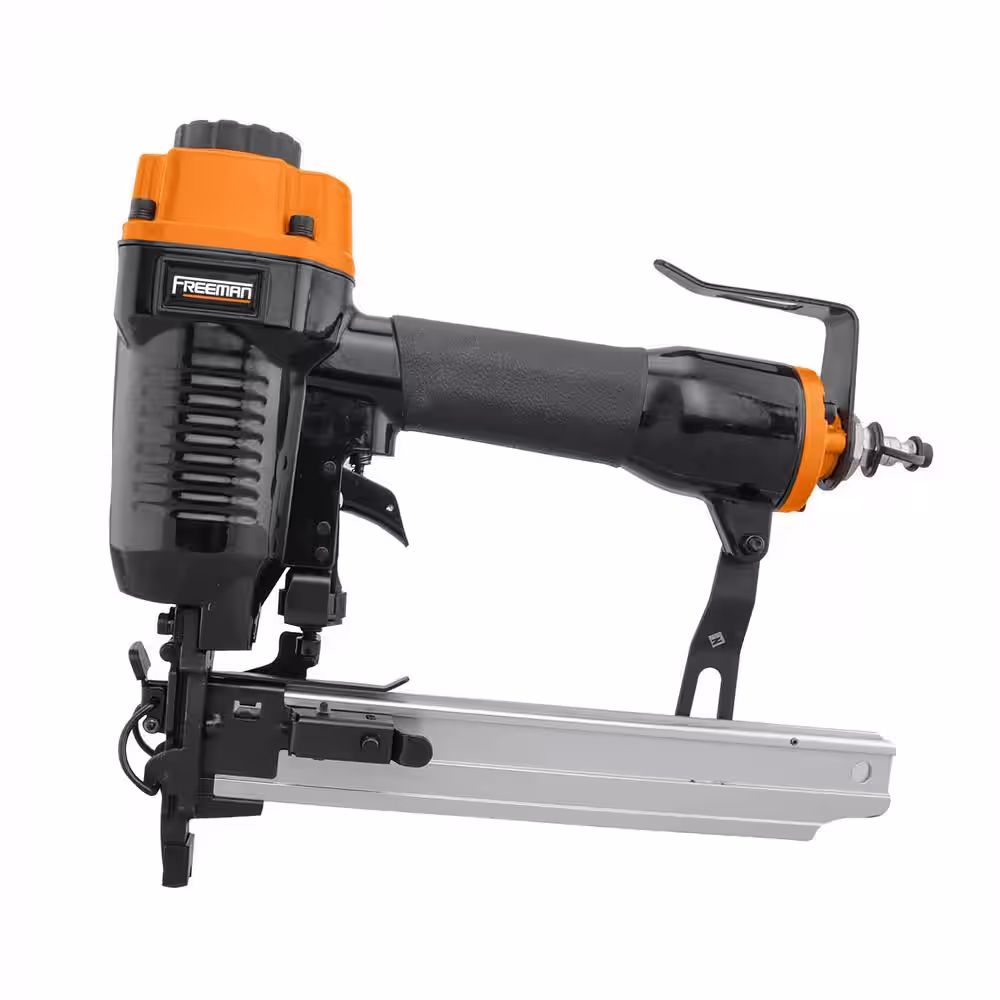 Freeman Pneumatic 16-Gauge 1 in. Fencing Stapler with Belt Hook