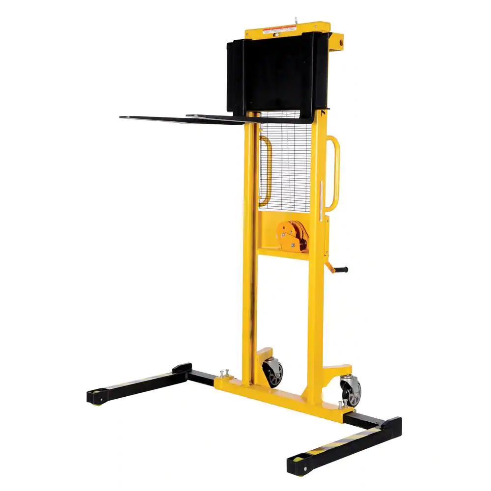 Vestil 770 lb. Capacity 2 to 59 in. High Manual Hand Winch Stacker