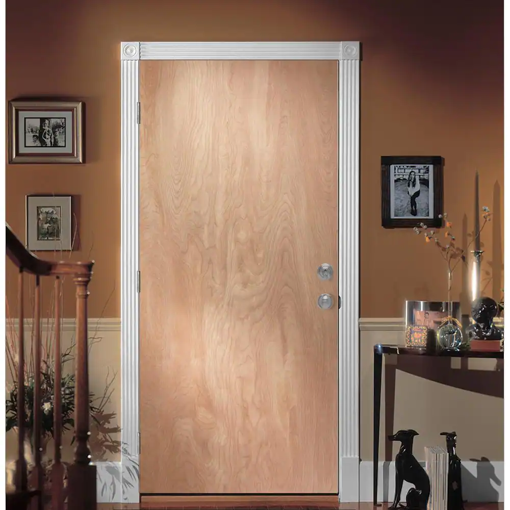 JELD-WEN Flush Unfinished Wood Front Door Slab