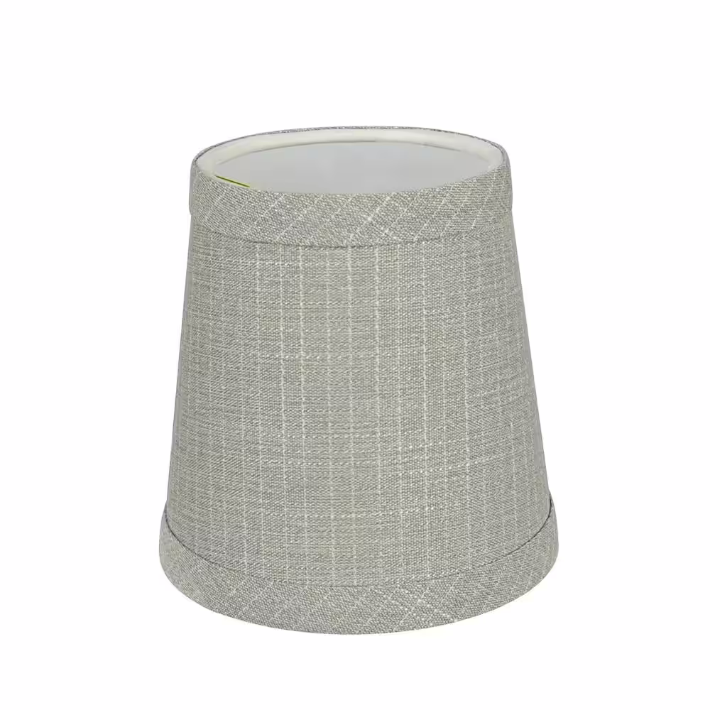 Aspen Creative Corporation 4 in. x 4 in. Grey Hardback Empire Lamp Shade (6-Pack)