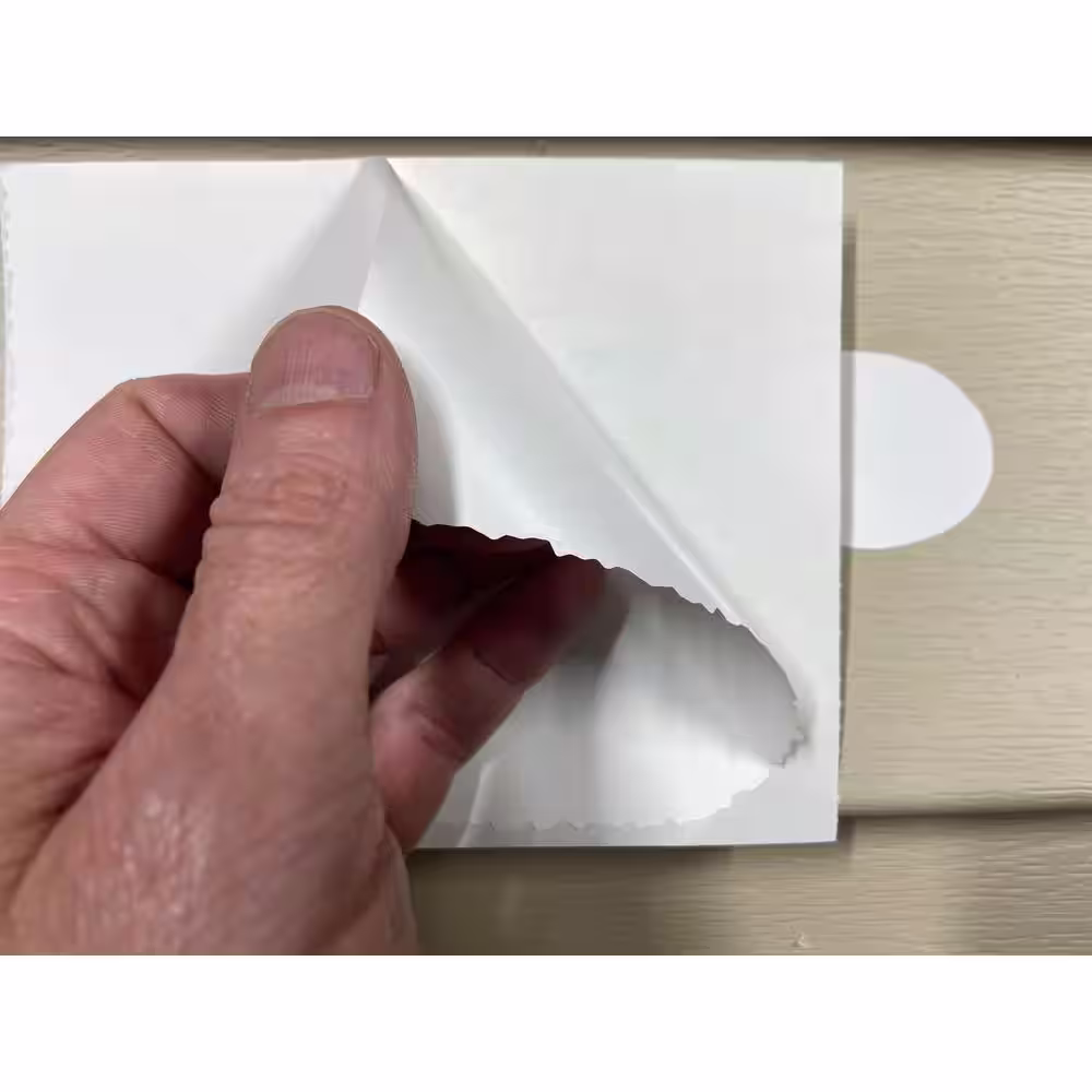 Stepsaver PRODUCTS Twelve 6 in. x 6 in. Vinyl Siding and Fence Repair Patch Kit