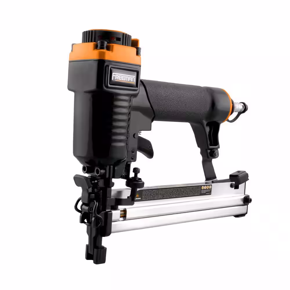 Freeman Pneumatic Framing and Finishing Nailer and Stapler Kit with Bag (4-Piece)