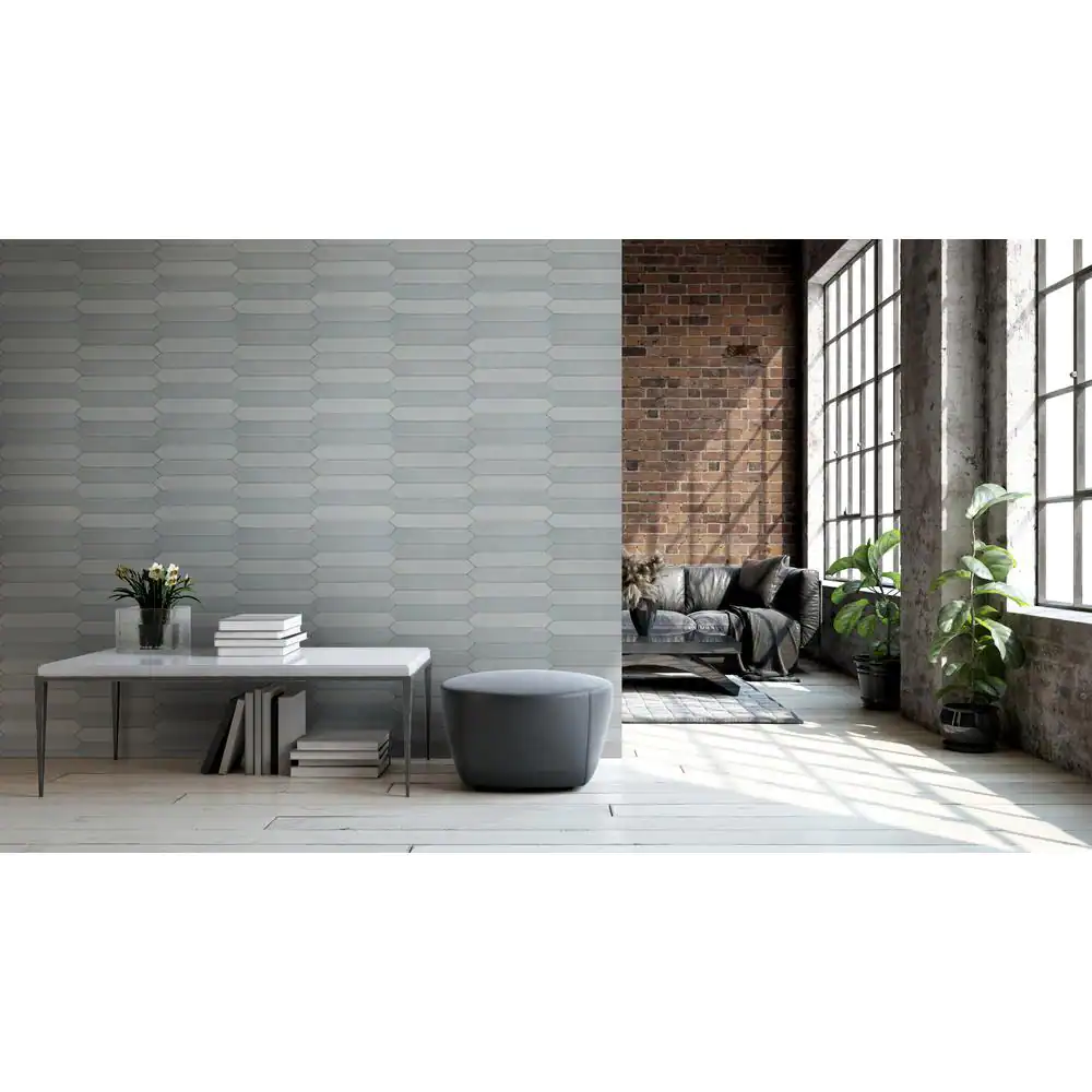 MSI Lakeview Sky Picket 2.5 in. x 13 in. Glossy Ceramic Wall Tile (12.21 sq. ft./Case)