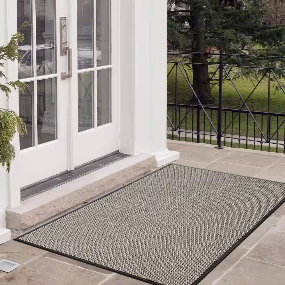 Mohawk Home Le Man's Stone 40 in. x 60 in. Door Mat