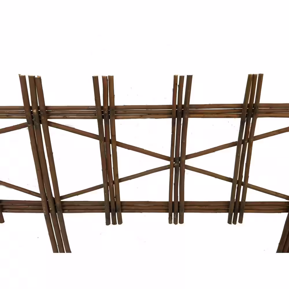MGP 4 ft. Picket Fence Style Willow Edging