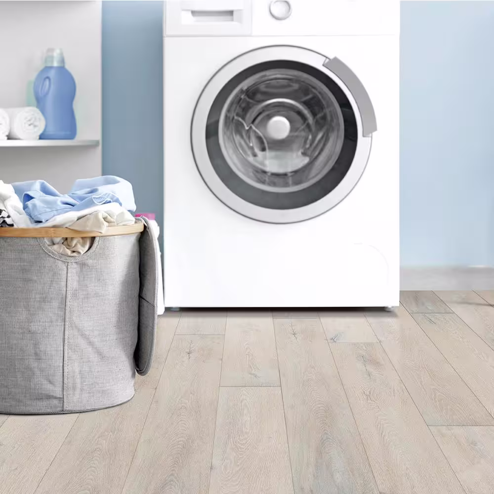 Lifeproof Shining River Oak 2/7 in. T x 6.5 in. W Waterproof Engineered Hardwood Flooring (19.5 sqft/case)