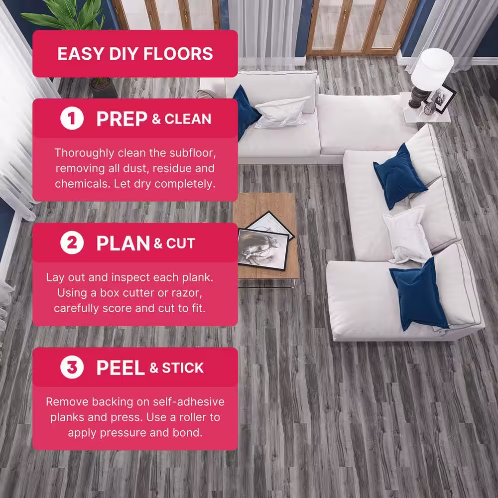 None BaseCore Kiln 12 MIL x 6 in. W x 36 in. L Peel and Stick Waterproof Luxury Vinyl Plank Flooring (54 sqft/case)
