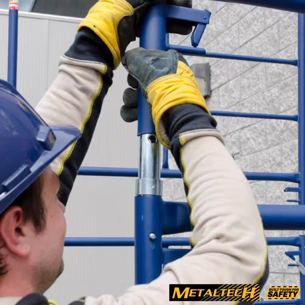 MetalTech 10.5 in. x 1.75 in. Galvanized Steel Coupling Pin Connector, Scaffold Tool for Connecting Metaltech Scaffolding