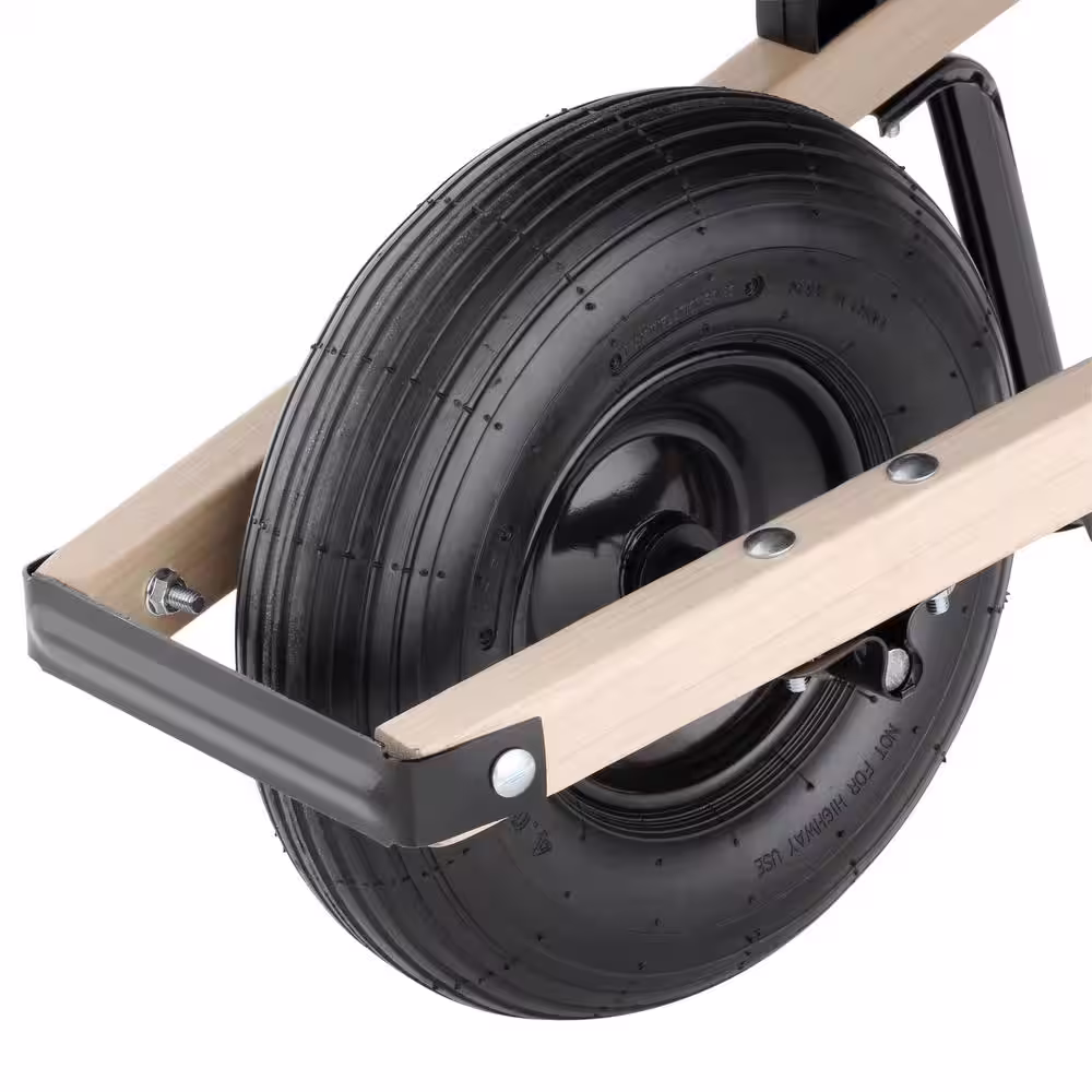 True Temper 6 cu. ft. Steel Wheelbarrow
