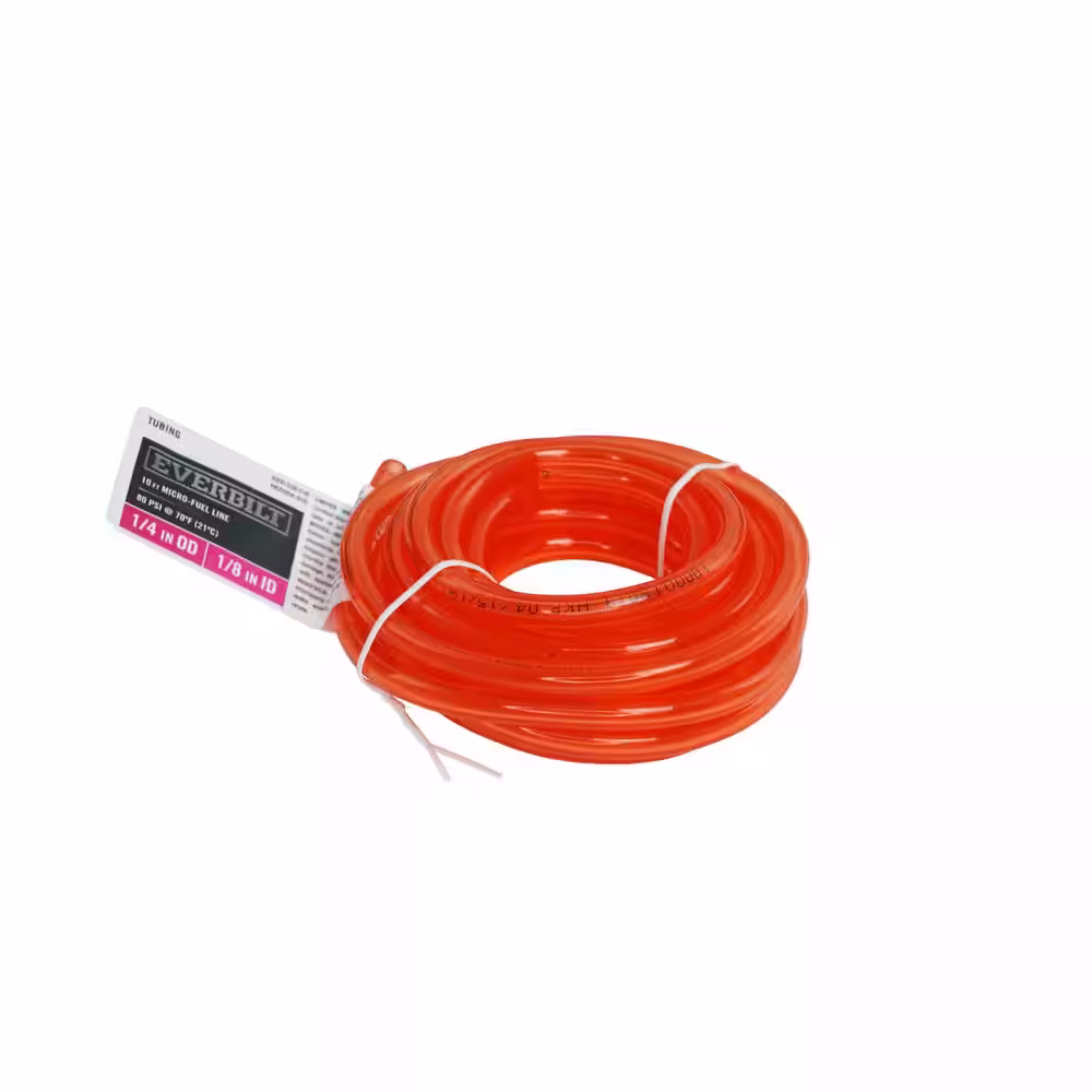 Everbilt 1/4 in. O.D. x 1/8 in. I.D. x 10 ft. Vinyl Micro Fuel Line