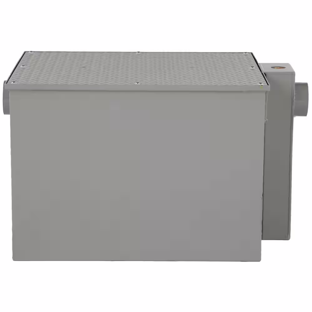 Zurn 28 in. x 22 in. Steel Grease Trap with 4 in. no-hub inlet