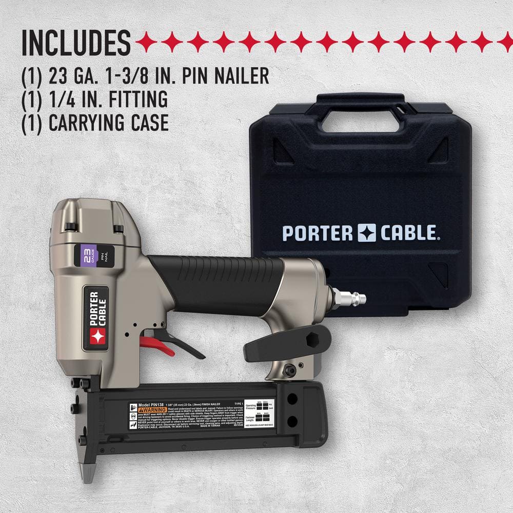 Porter-Cable 23-Gauge 1-3/8 in. Pin Nailer