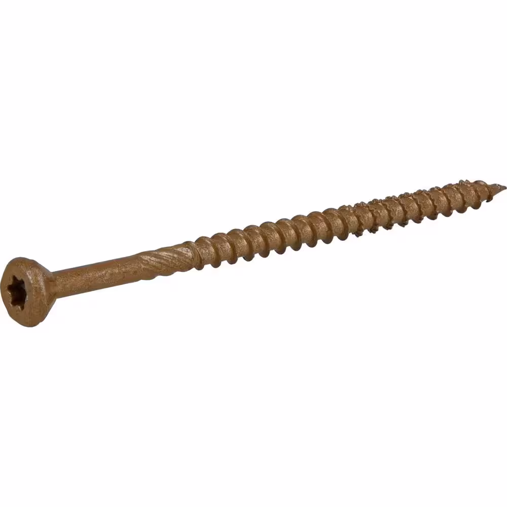 Everbilt #10 x 3-1/2 in. Star Drive Flat Head Exterior Wood Screws (295-Pack)