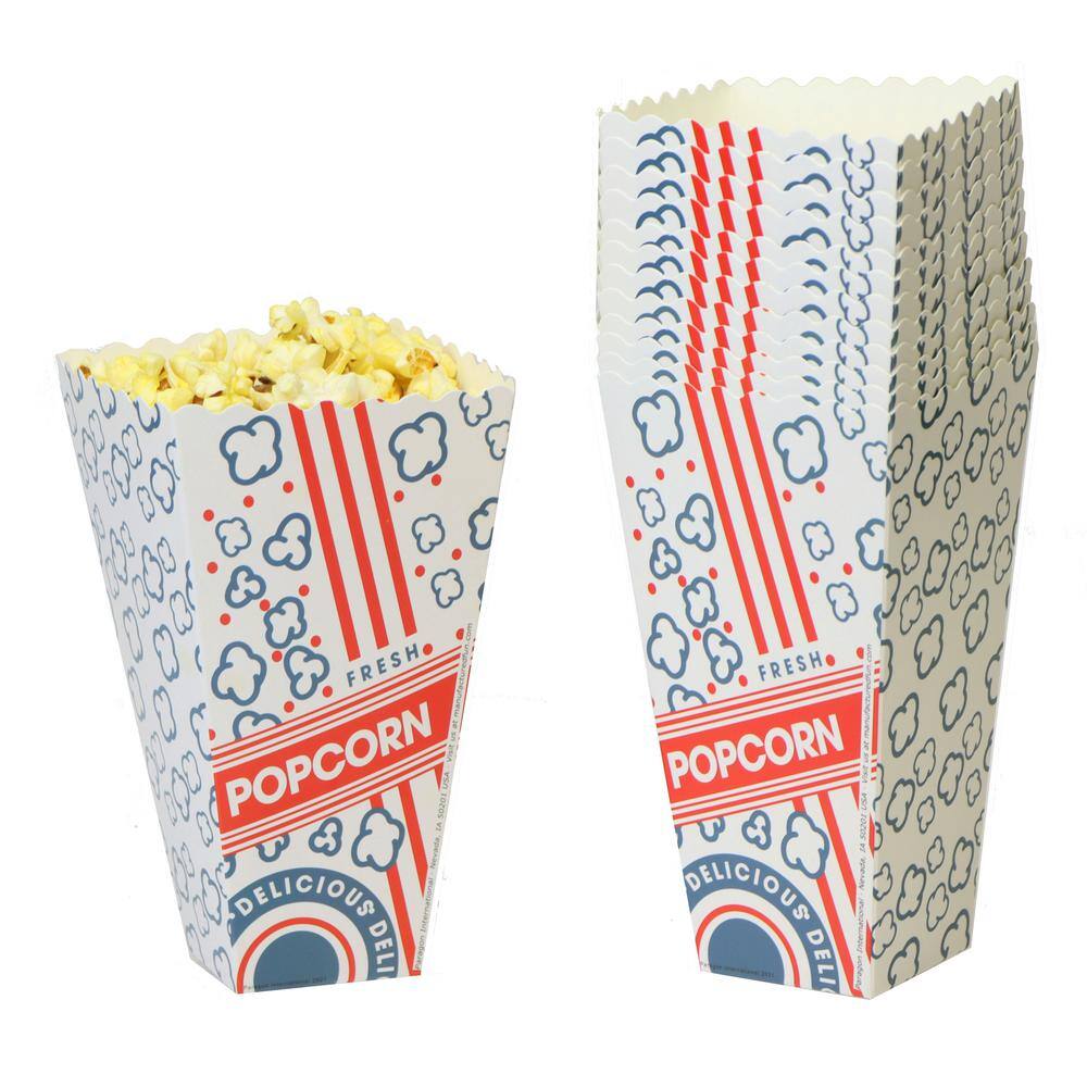 None Small Red, White and Blue Popcorn Scoop Box (0.75 oz.)