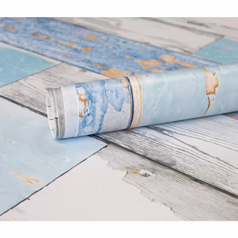 Fablon Scrapwood Wall Adhesive Film (Set of 2)