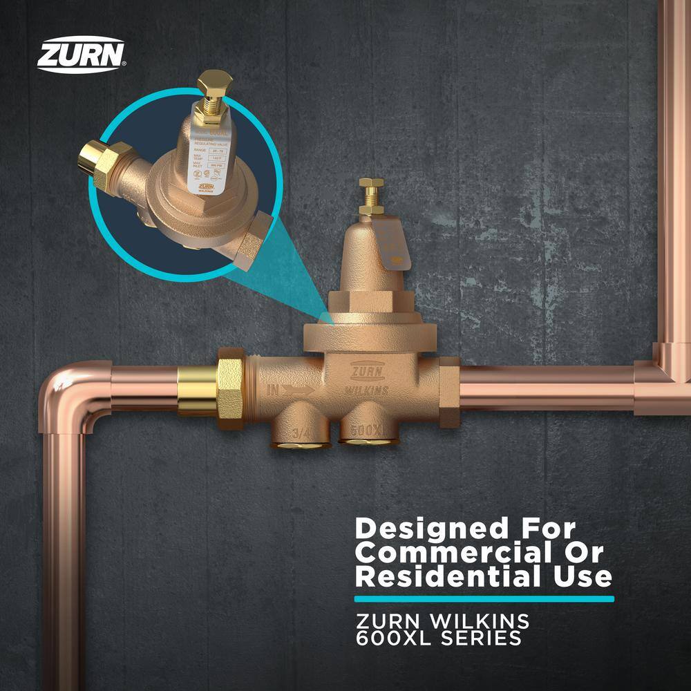 Wilkins 2 in. Brass Pressure Reducing Valve