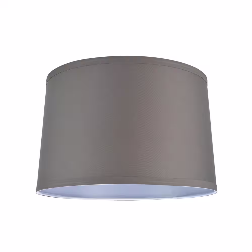 Aspen Creative Corporation 14 in. x 9 in. Grey Hardback Empire Lamp Shade