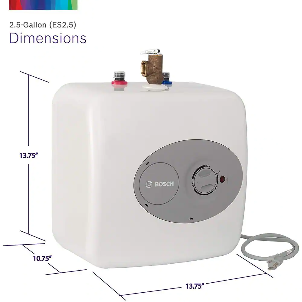 Bosch 2.5 Gal. Electric Point-of-Use Water Heater