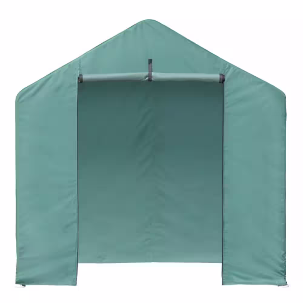ShelterLogic Garden shed 6 ft x 4 ft x 6 ft Peak Green