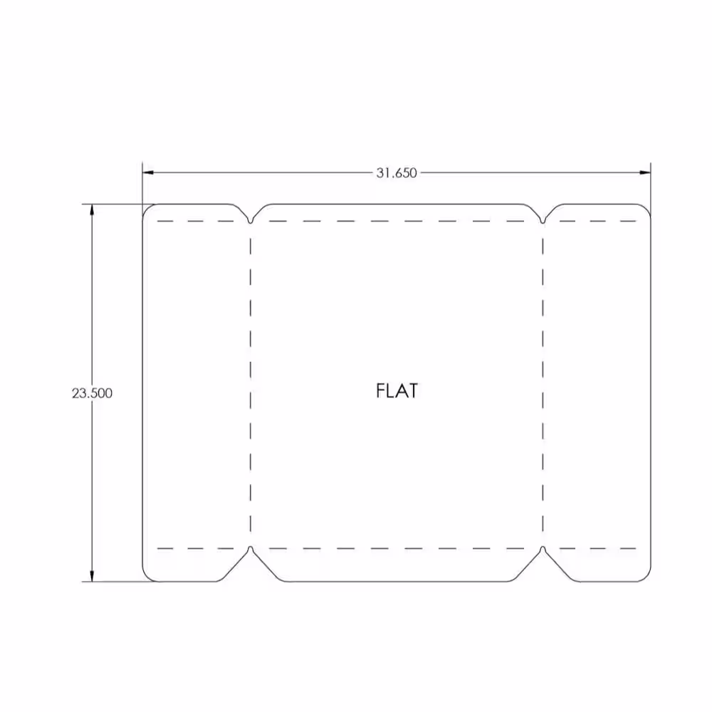LEXAN 20 in. x 20 in. x 0.030 in. with 6 in. Sides Desktop Origami Polycarbonate Sneeze Guard Protection Shield