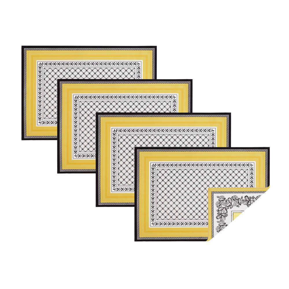 Villeroy & Boch Audun 14 in. W x 20 in. L Multi-Color-Color Print Placemats (Set of 4)