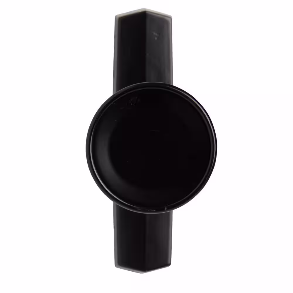 Wright Products Universal Knob Door Latch for Screen and Storm Doors, Black