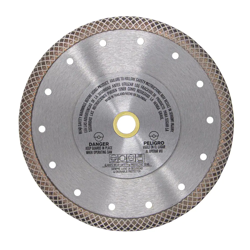 RIDGID 7 in. Turbo Mesh Rim Diamond Blade