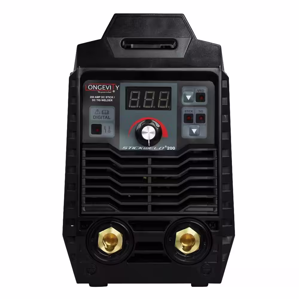 Longevity Stickweld 200-Stick Welder with a 60% Duty Cycle